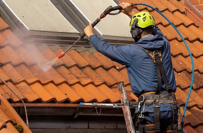 Démoussage et hydrofuge de toiture à Morisel